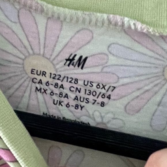 H&M Daisy Print Dress in Pastel Shades Size‎ 6X/7 - Picture 6 of 6